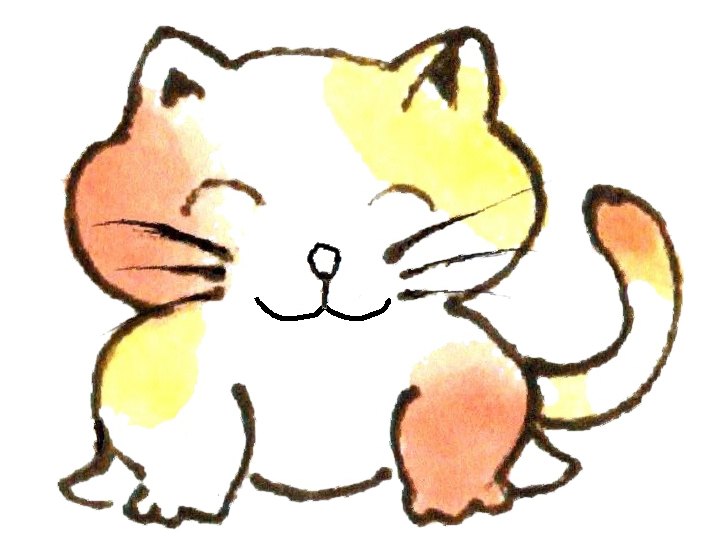 三毛猫の福